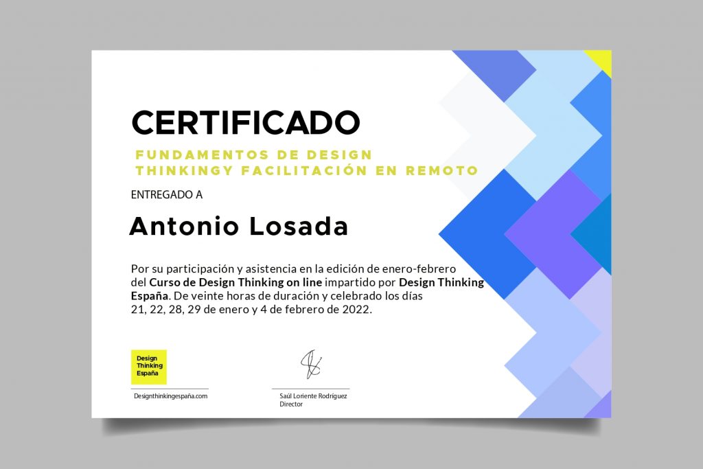 Certificación en Design Thinking