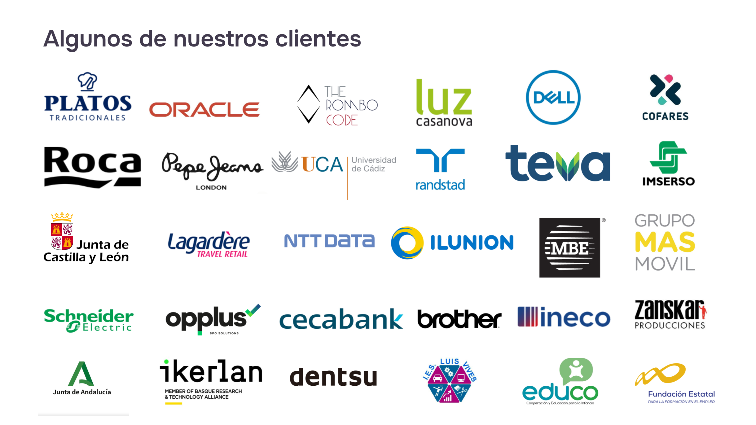 Clientes Design Thinking España